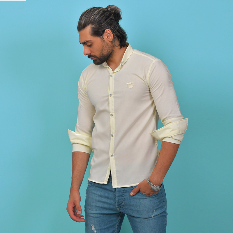 پیراهن لیمویی مدل TM
