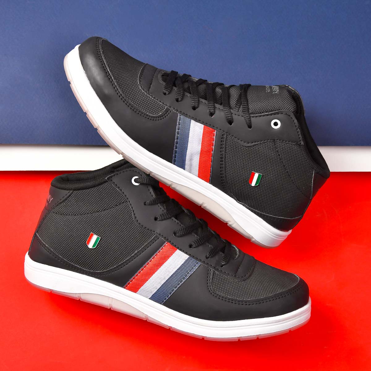 کفش ساقدار مردانه tommy مشکی مدل nersi