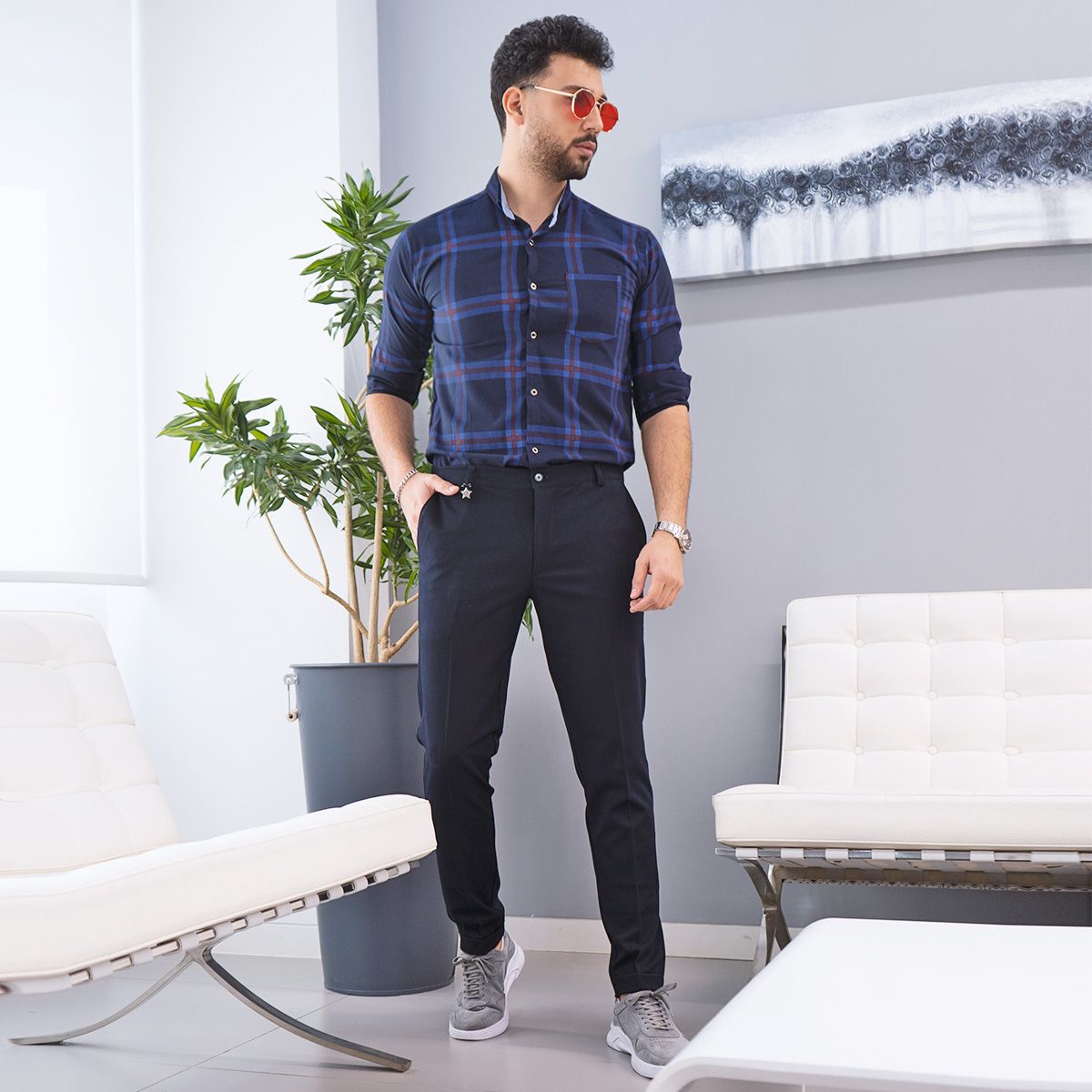 پیراهن مردانه مدل Evans