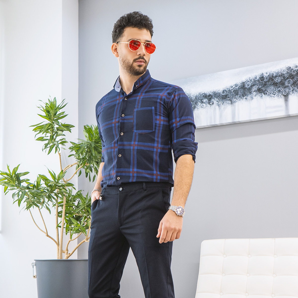 پیراهن مردانه مدل Evans