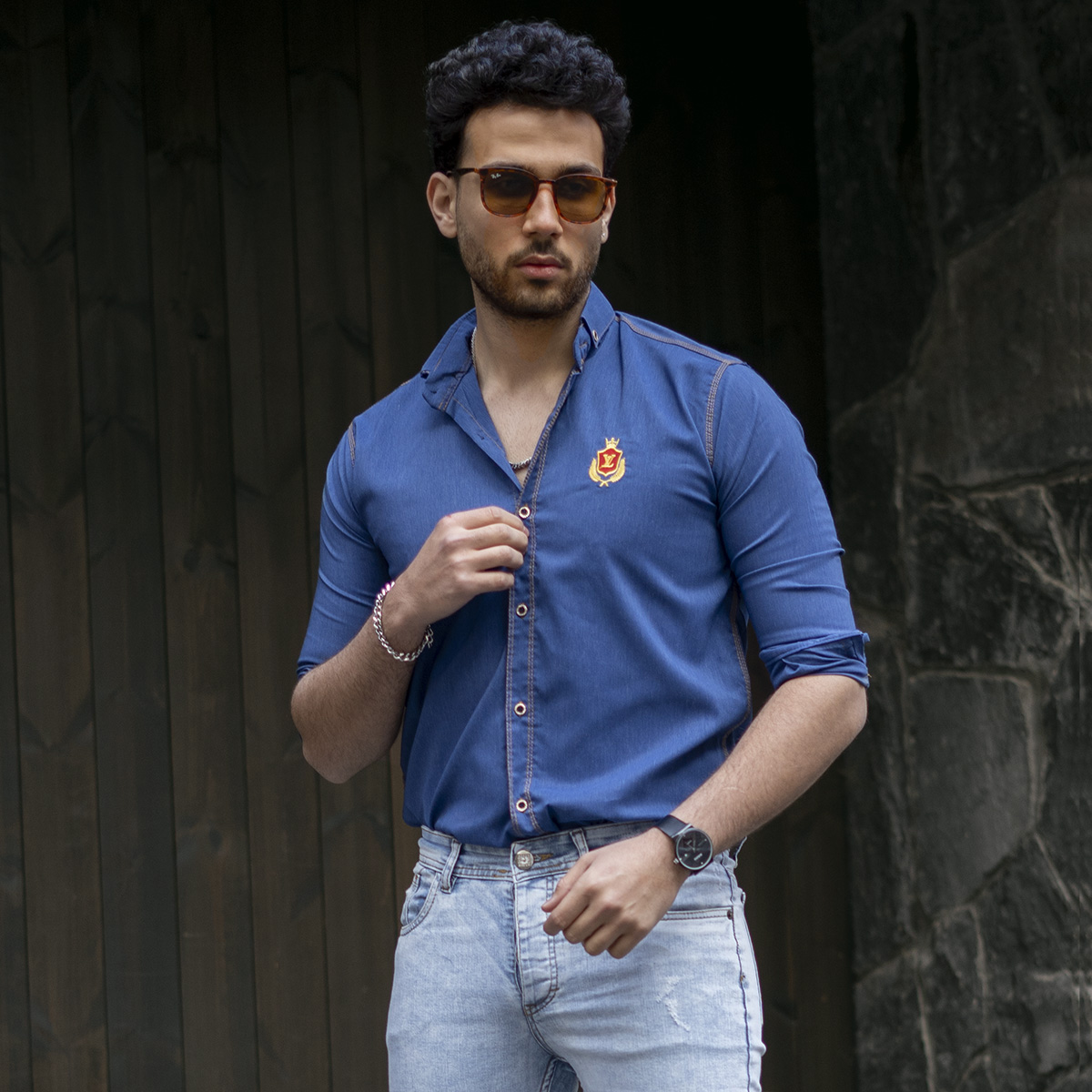 پیراهن مردانه لی مدل Bavin