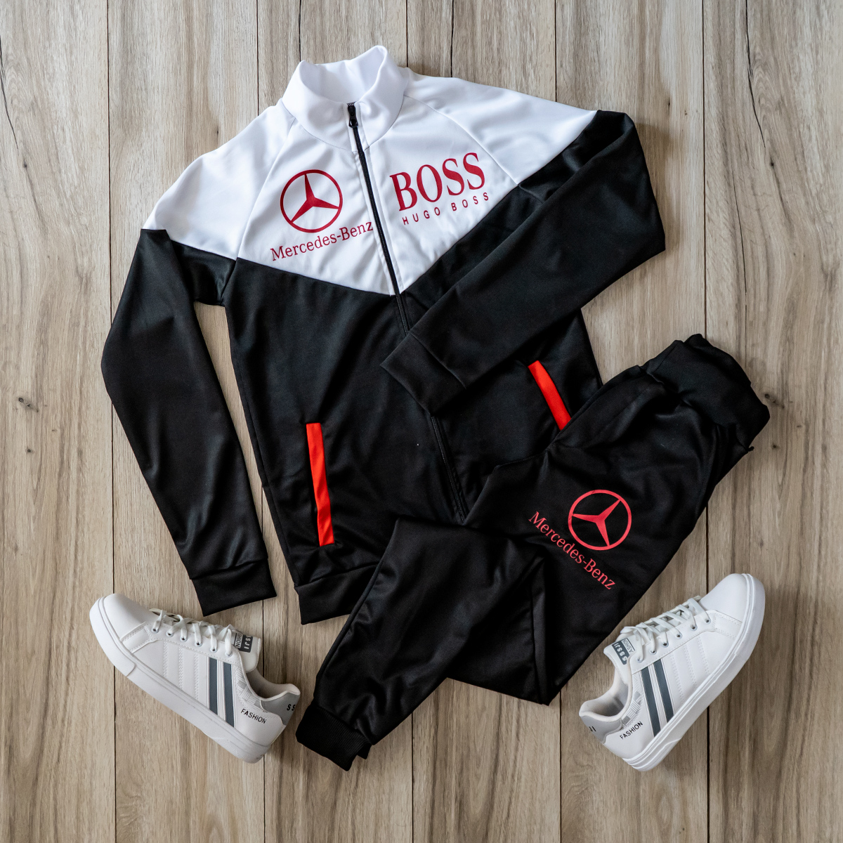 ست سوئيشرت شلوارBOSS مردانه مدل Deran