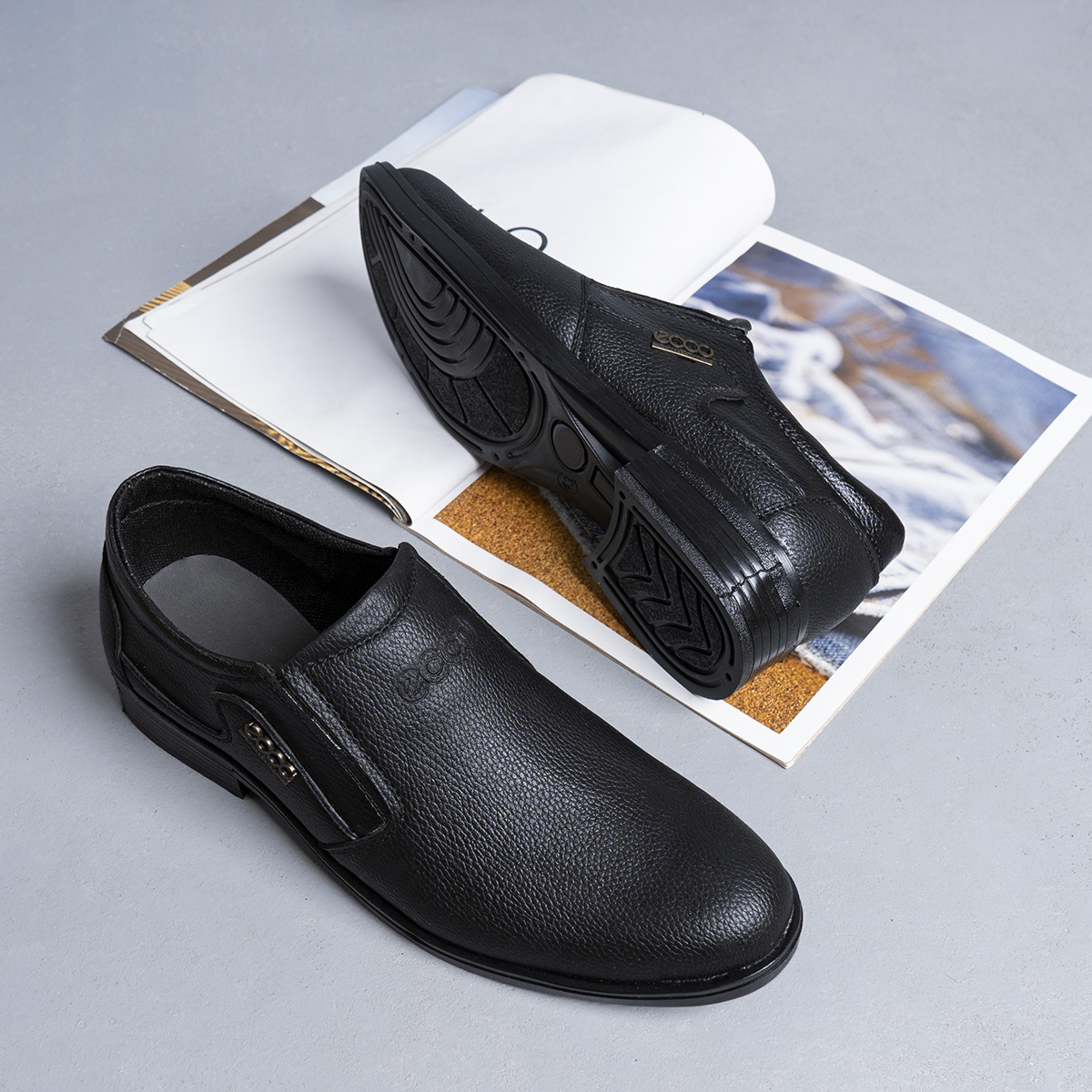 کفش ecco مردانه مشکی مدل Harison