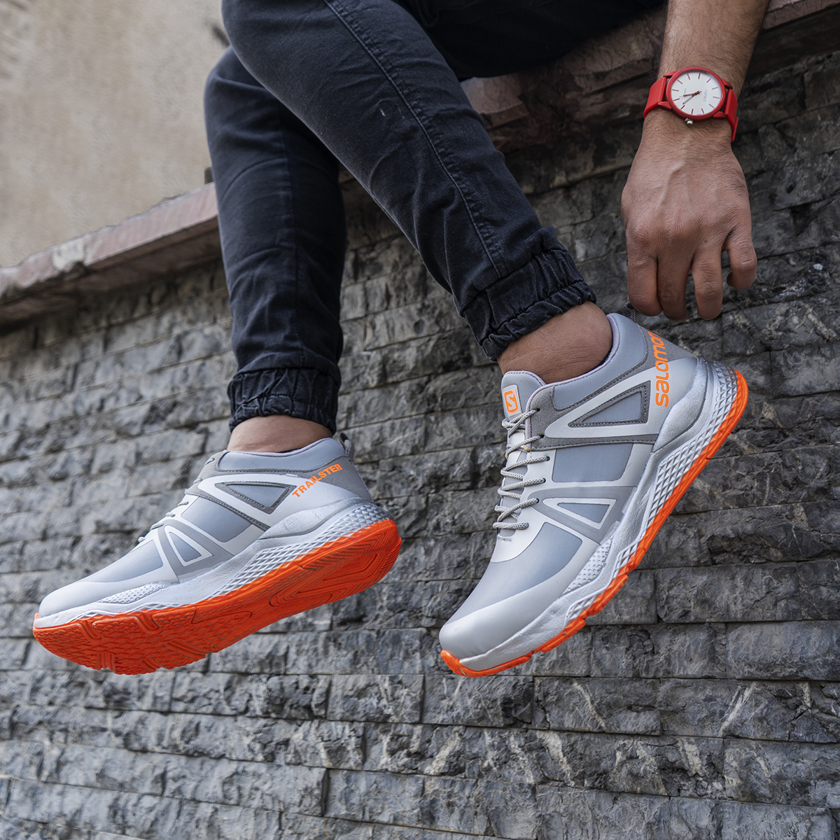 کفش مردانه طوسی مدل ADVIN