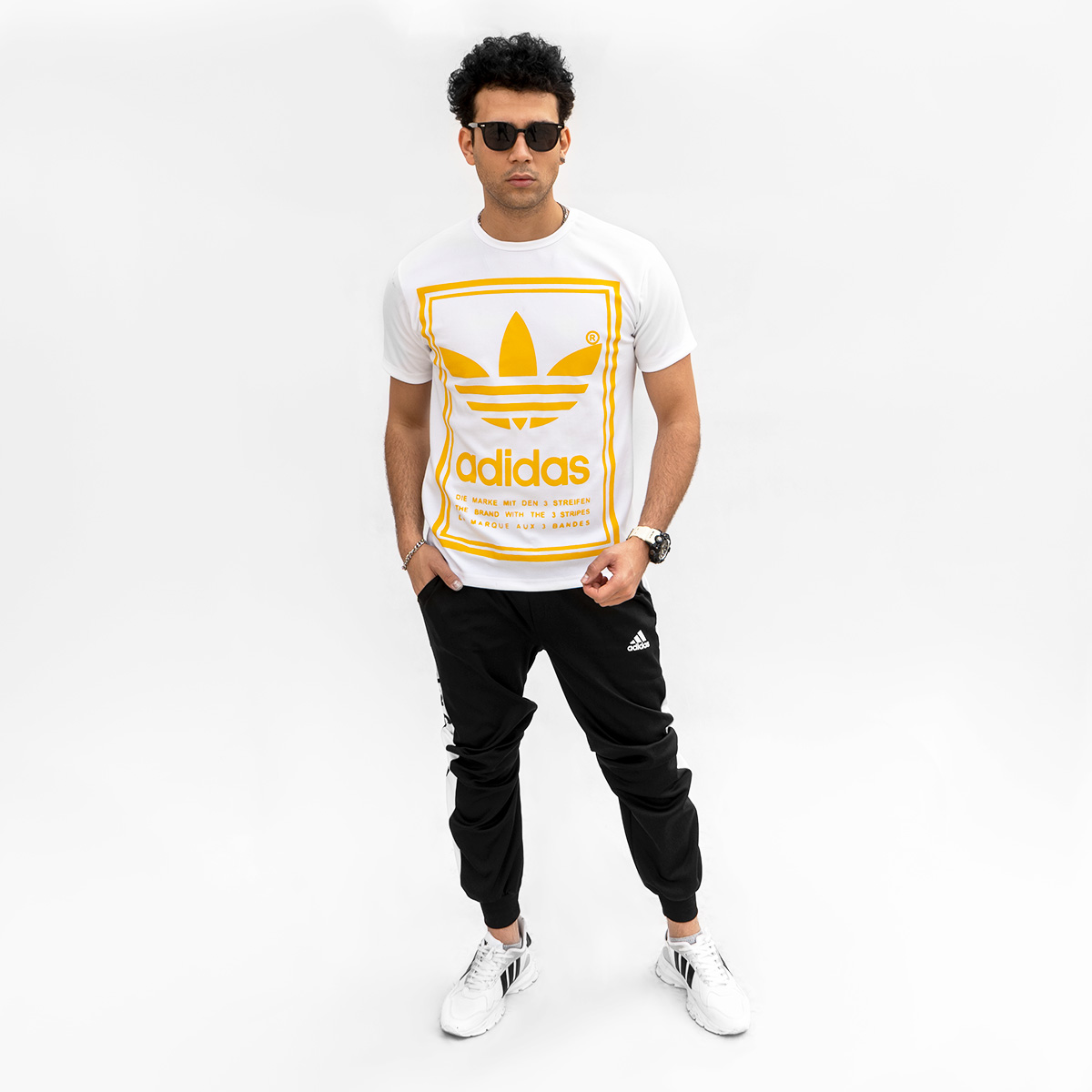 ست تیشرت شلوار adidas مردانه مدل Reder