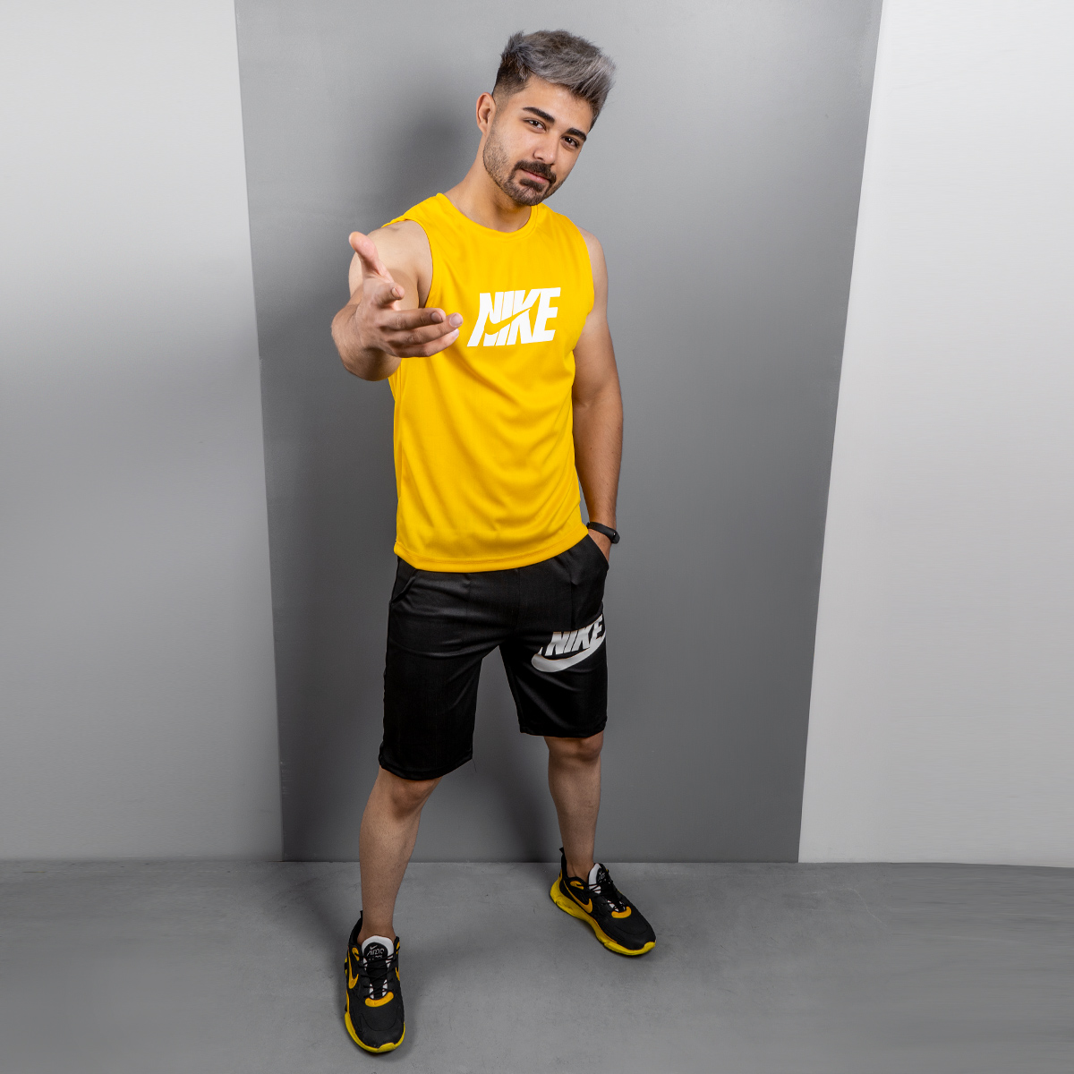 ست رکابی شلوارک Nike مردانه مدل Paraka