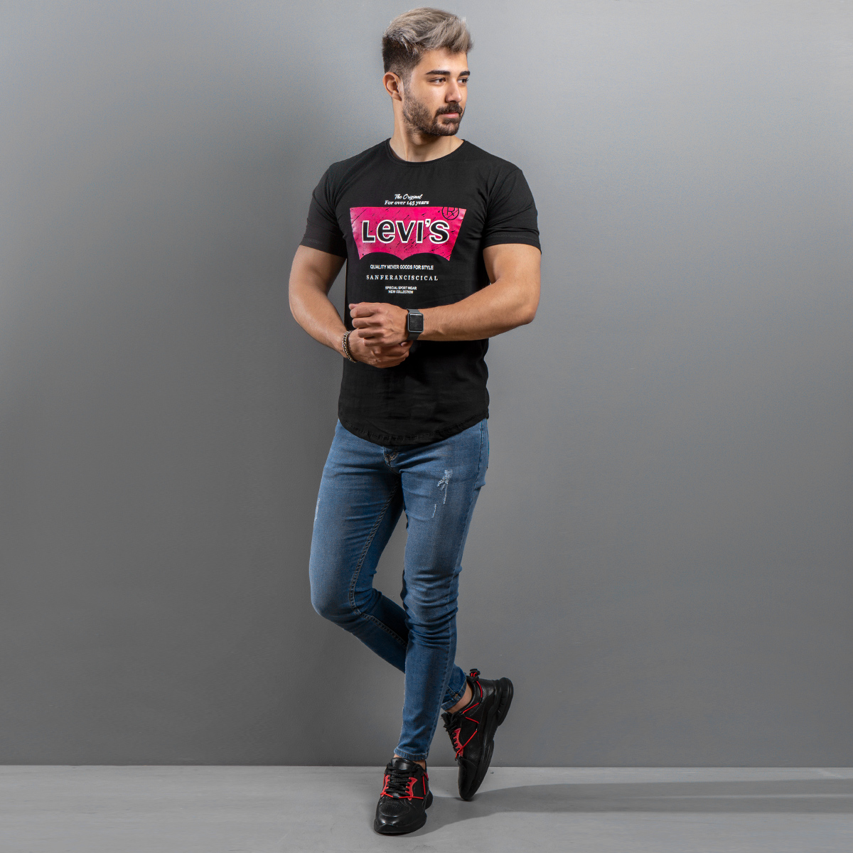 تیشرت Levis مردانه مدل Pavaka(T)