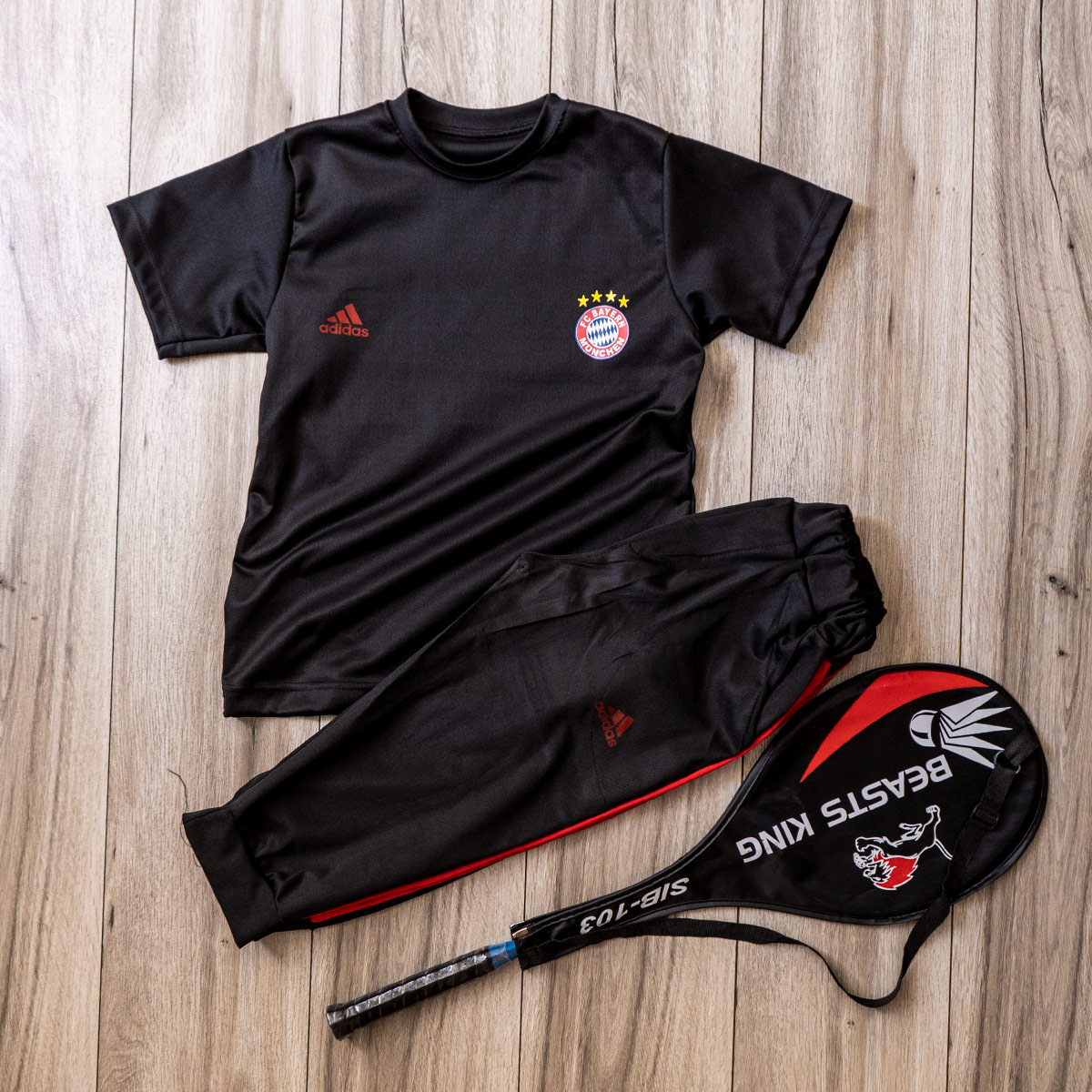 ست بچگانه تیشرت شلوارک بایرن مونیخ مدل Z114