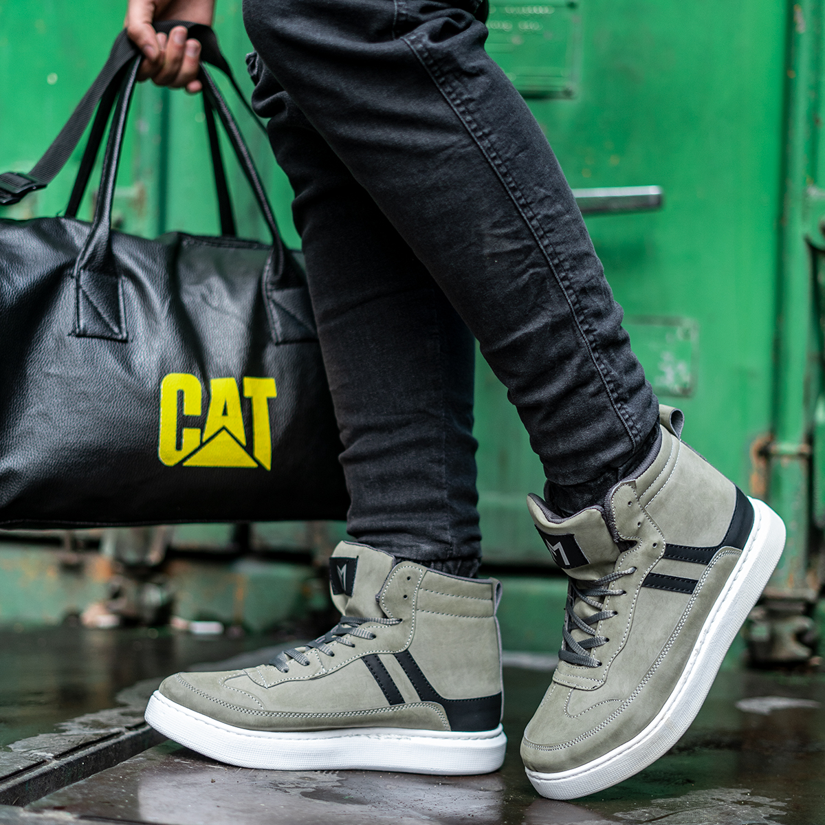 نیم بوت مردانه طوسی مدلMiler