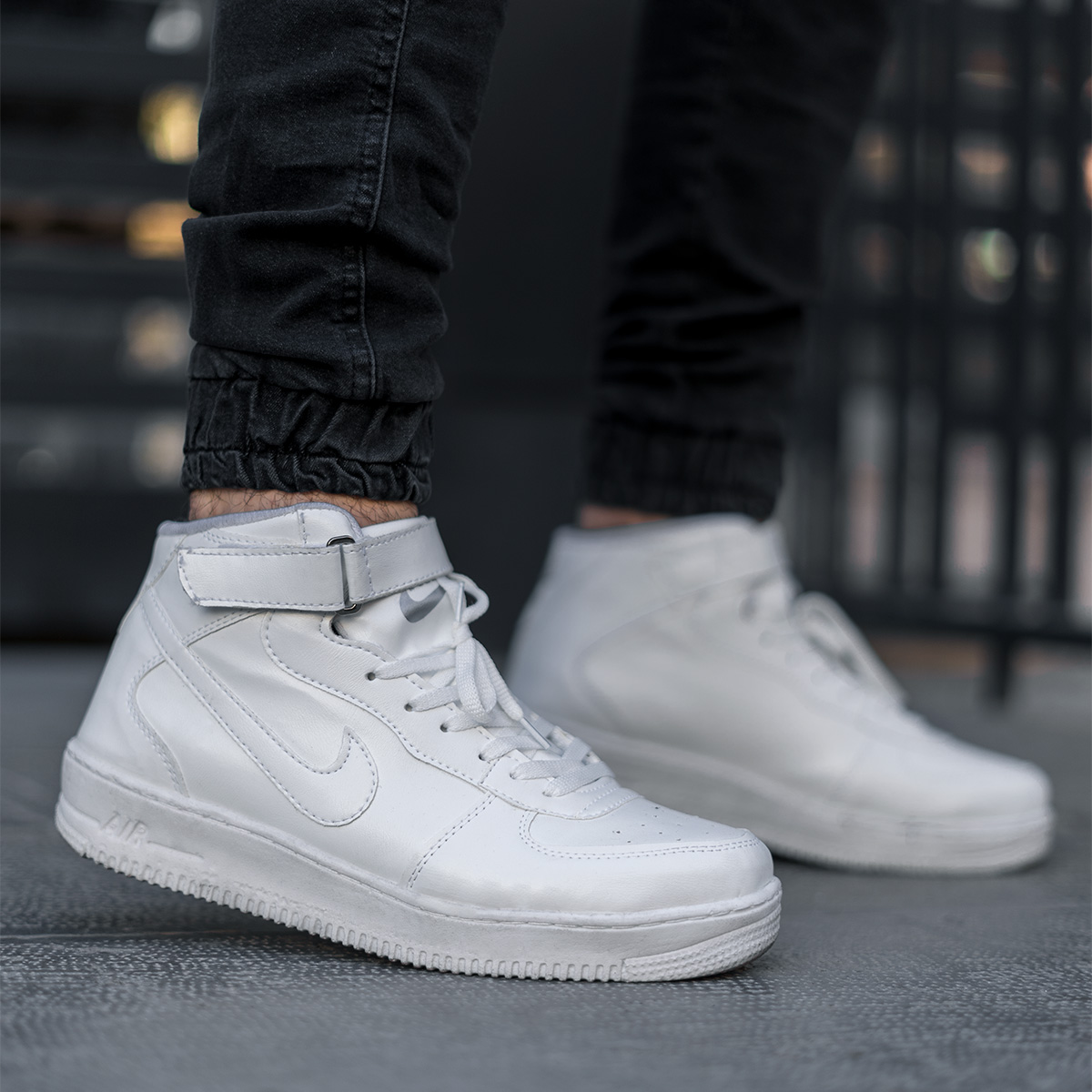 کفش ساقدارمردانه Nike Airسفید مدل Force