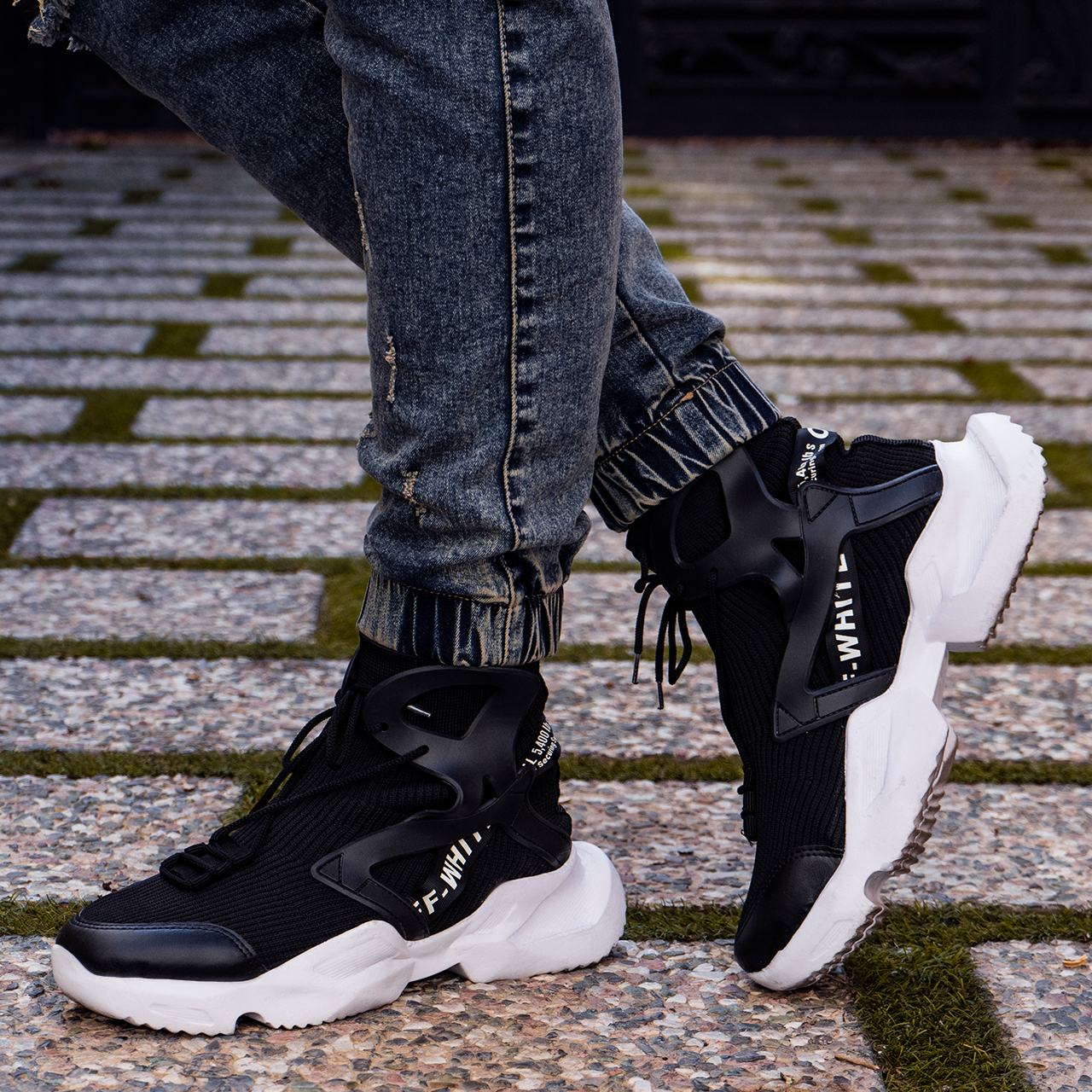 کفش مردانه ساقدارمشکی مدل Darvin