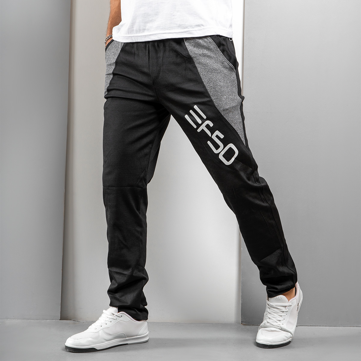 شلوار مردانه(T) مشکی مدل f50