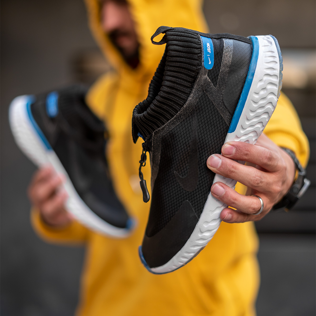 کفش ورزشی NIke مردانه مشکی آبی مدل Itako