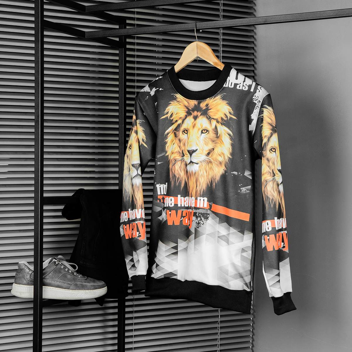 دورس مردانه طرح شیر مشکی مدل kasra