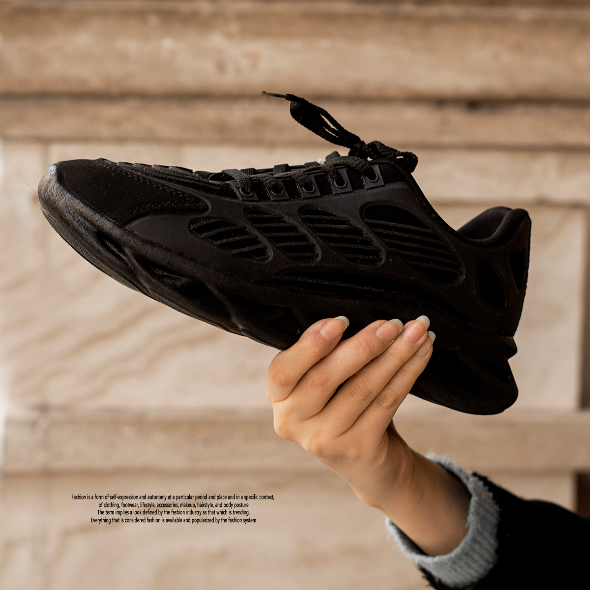 کفش ورزشی زنانه مشکی مدل Sara