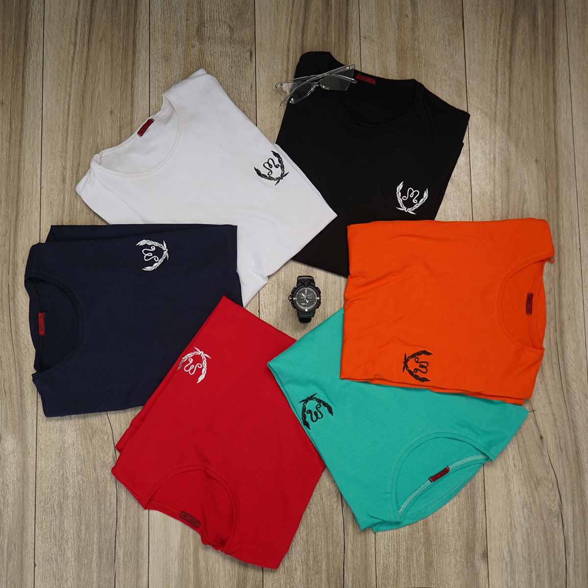 تیشرت مردانه سفید مدل Maron