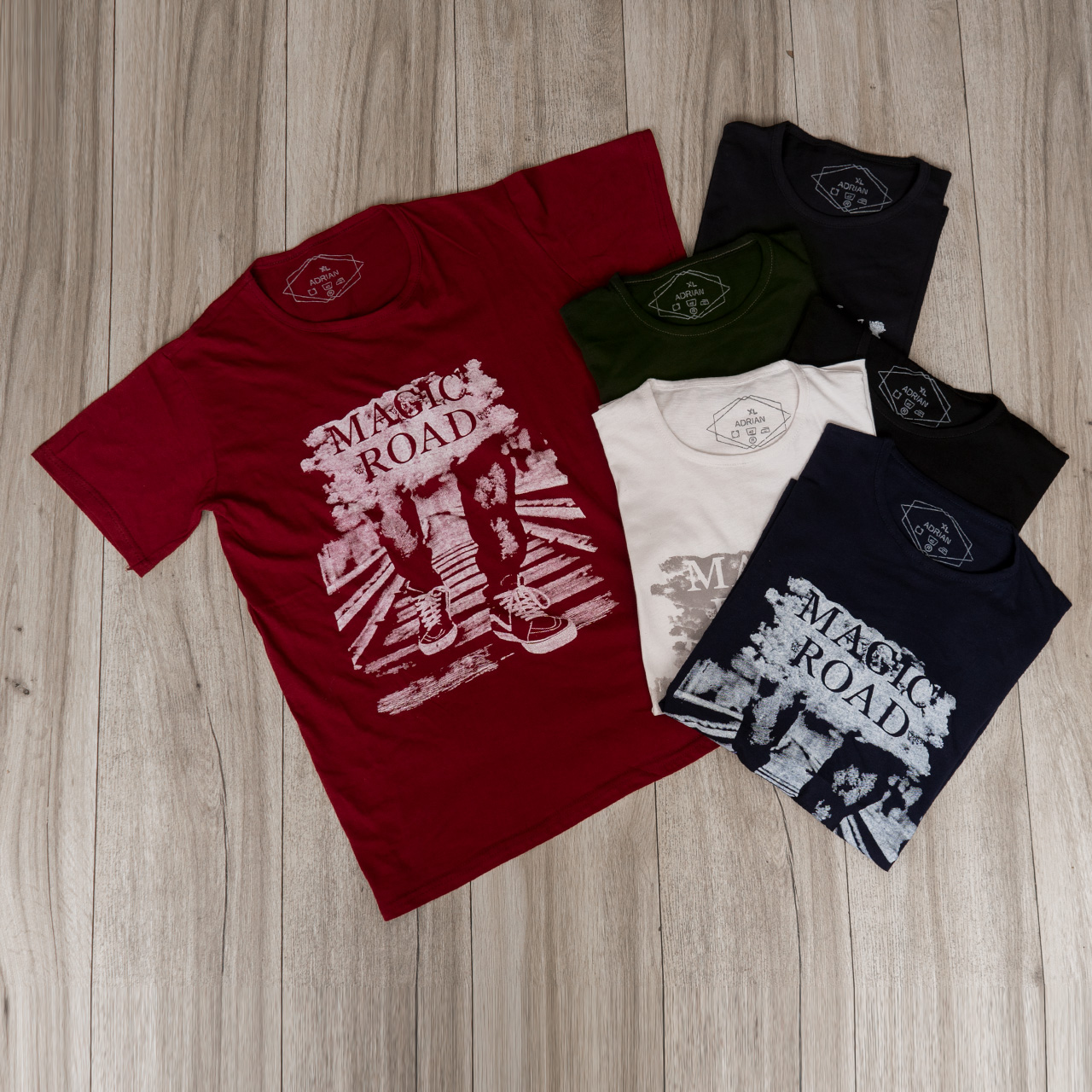 تیشرت (T) مردانه مشکی مدل magic