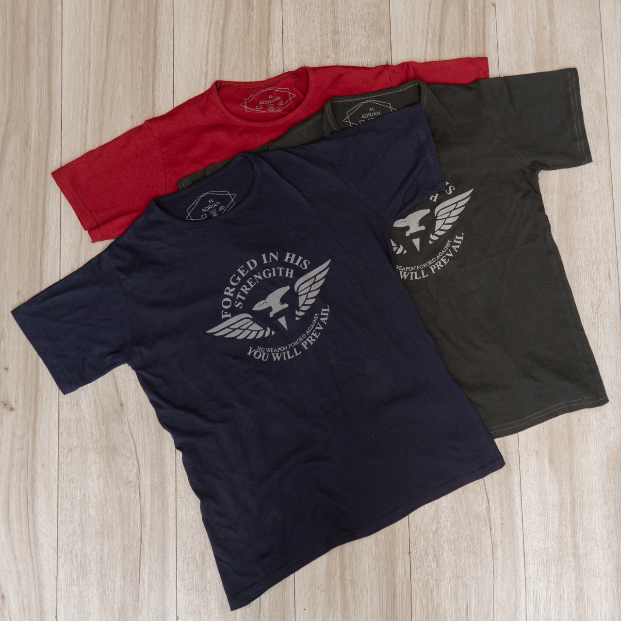 تیشرت (T) مردانه قرمز مدل Forged