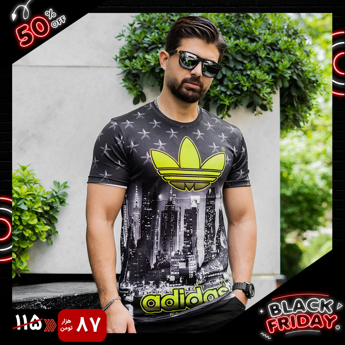 تیشرت مردانه مدل New York