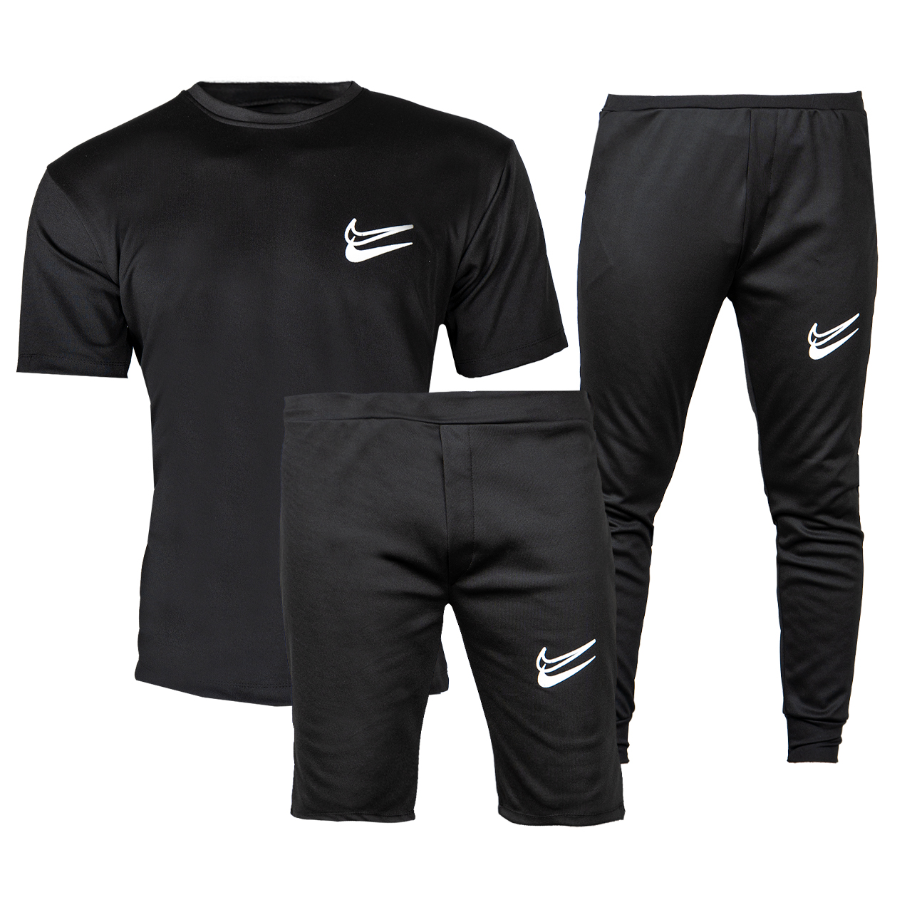 ست سه تیکه دو نایک مشکی مردانه مدل WM