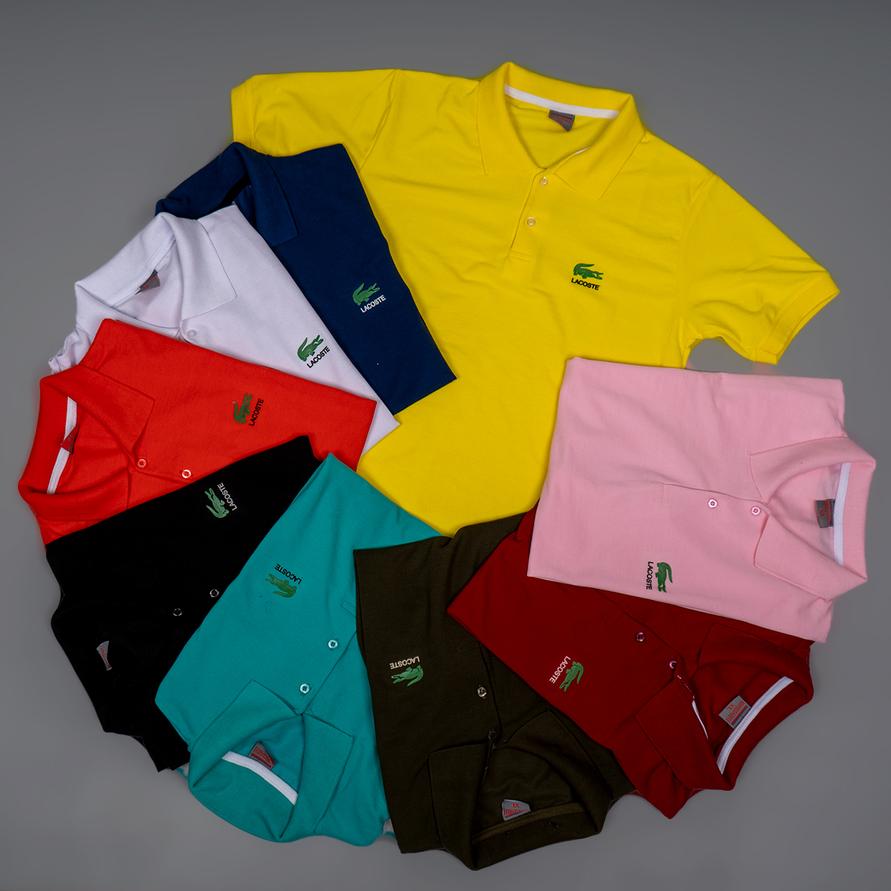 تیشرت مردانه Lacoste جودون-زرشکی مدل Mahyar