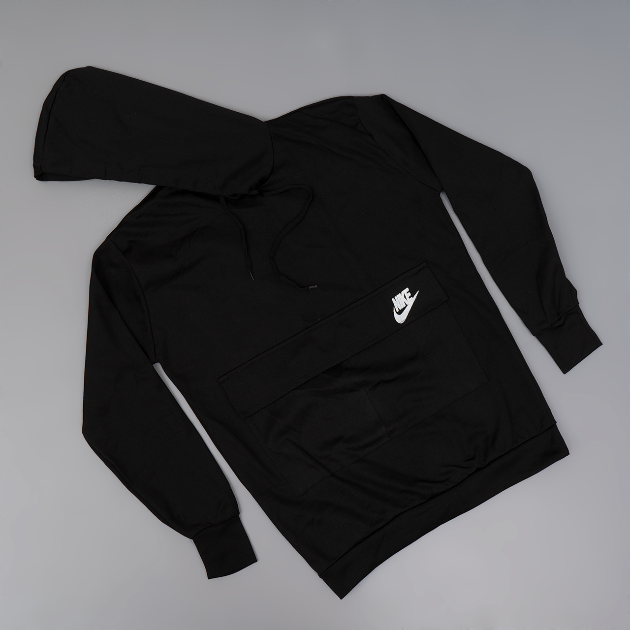 هودی مردانه مشکی مدل X176