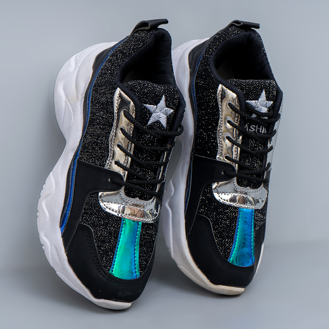 کفش ورزشی دخترانه مشکی مدل X243