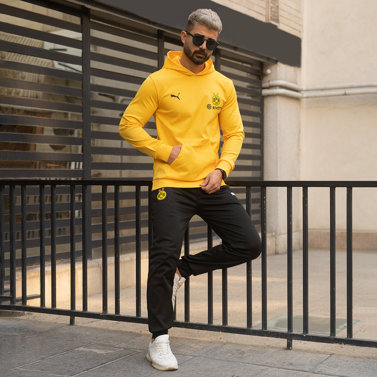 ست هودی شلوار Dortmund مردانه مدل Takin