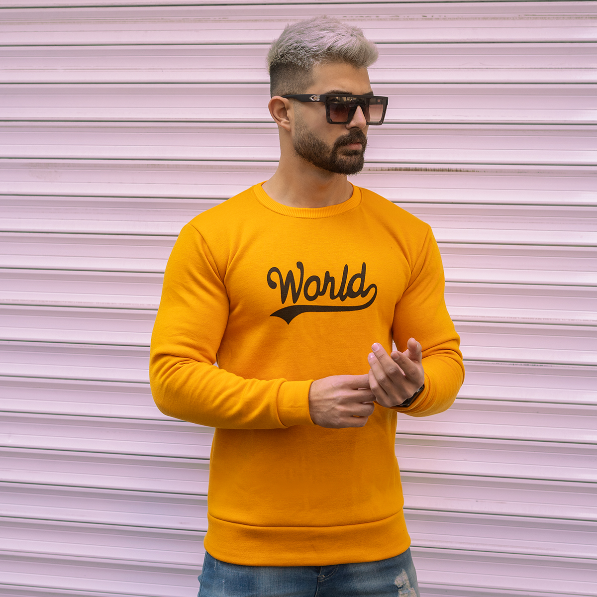 دورس مردانه خردلی مدل World