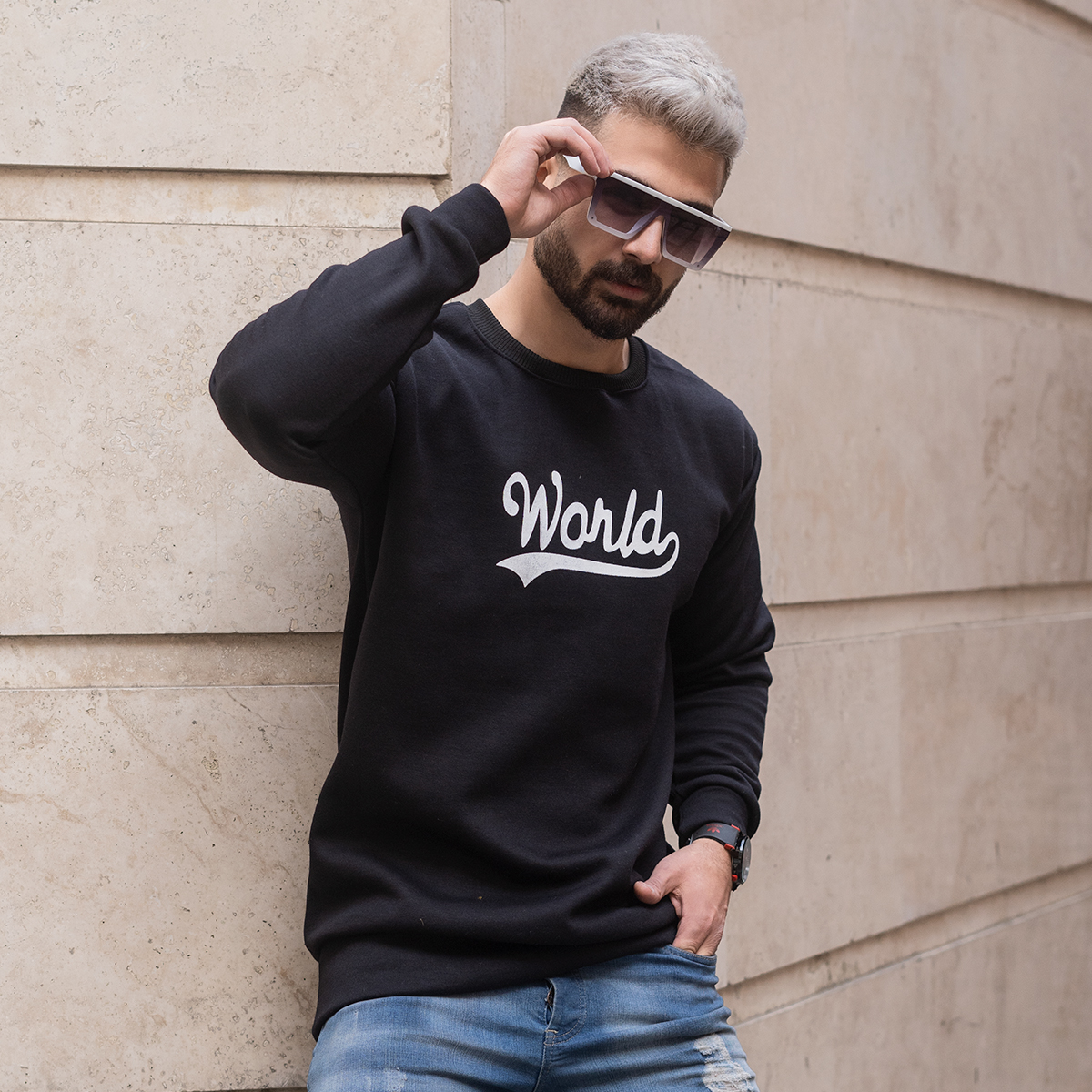 دورس مردانه مشکی مدل World