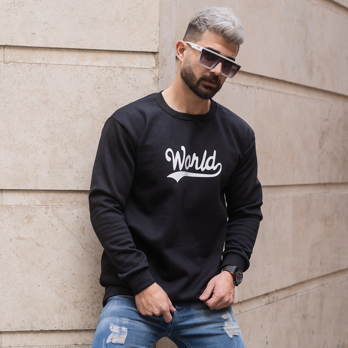 دورس مردانه مشکی مدل World