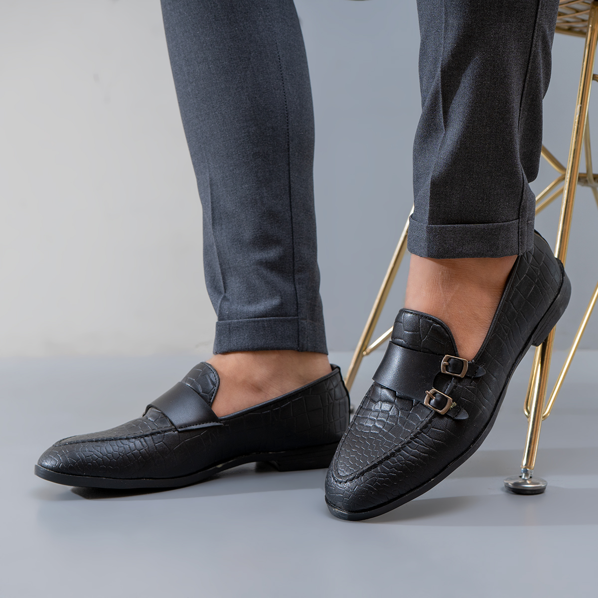 کالج مردانه طرح پوست ماری مشکی مدل daniel