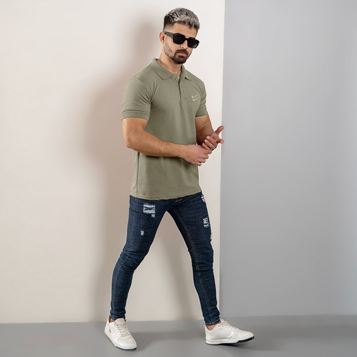 تیشرت مردانه نایک سبز مدل LOMA