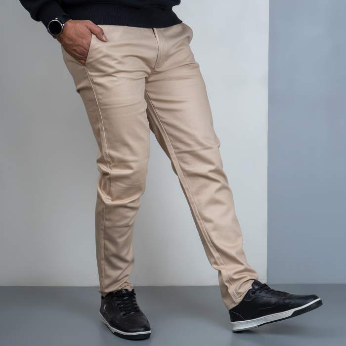 شلوار کتان کرم مردانه مدل Gucci