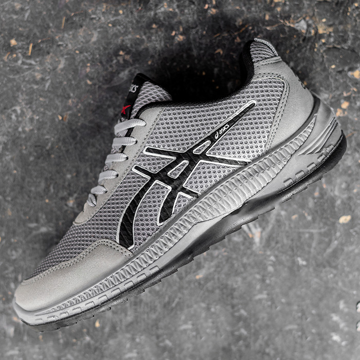 کفش ورزشی Asics طوسی روشن مردانه مدل BARZIN