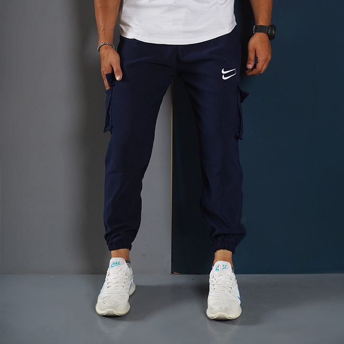 شلوار اسلش دو نایک سرمه ای مردانه مدل 2Nike