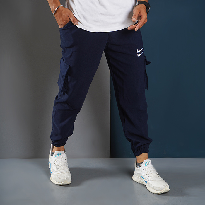 شلوار اسلش دو نایک سرمه ای مردانه مدل 2Nike