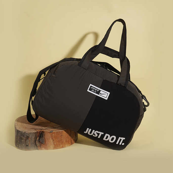 ساک ورزشی just do it سبز مشکی مدل Karen