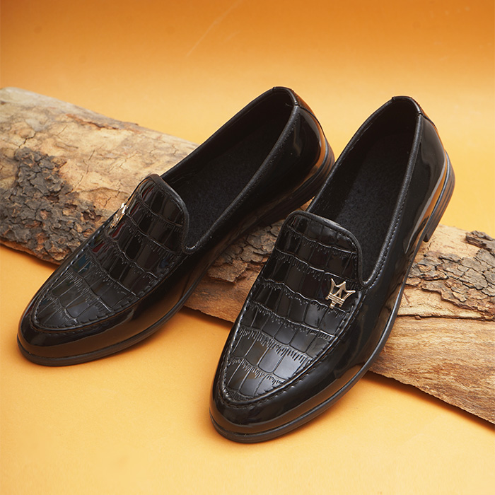 کفش کالج مردانه مشکی مدل Maniar