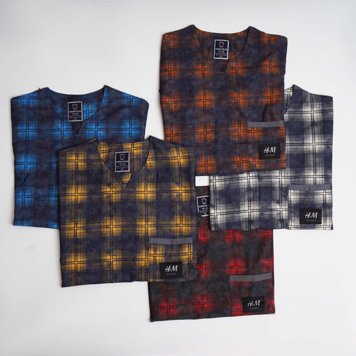 تیشرت مردانه نارنجی مدل Artian