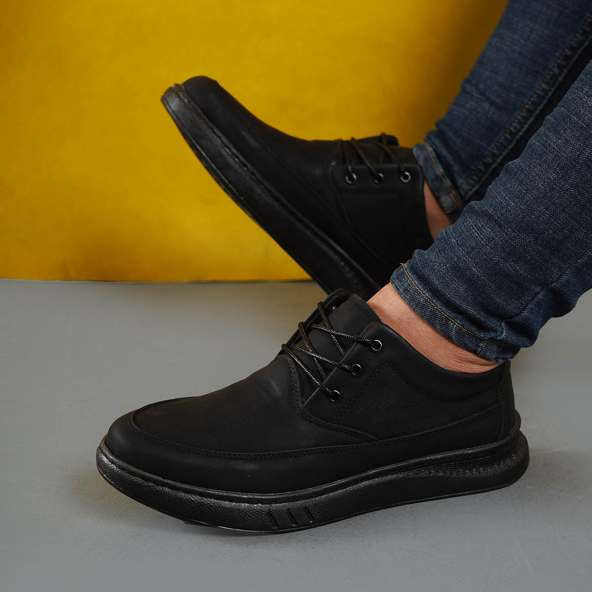 کفش مردانه مشکی مدل Tahsin-Neo