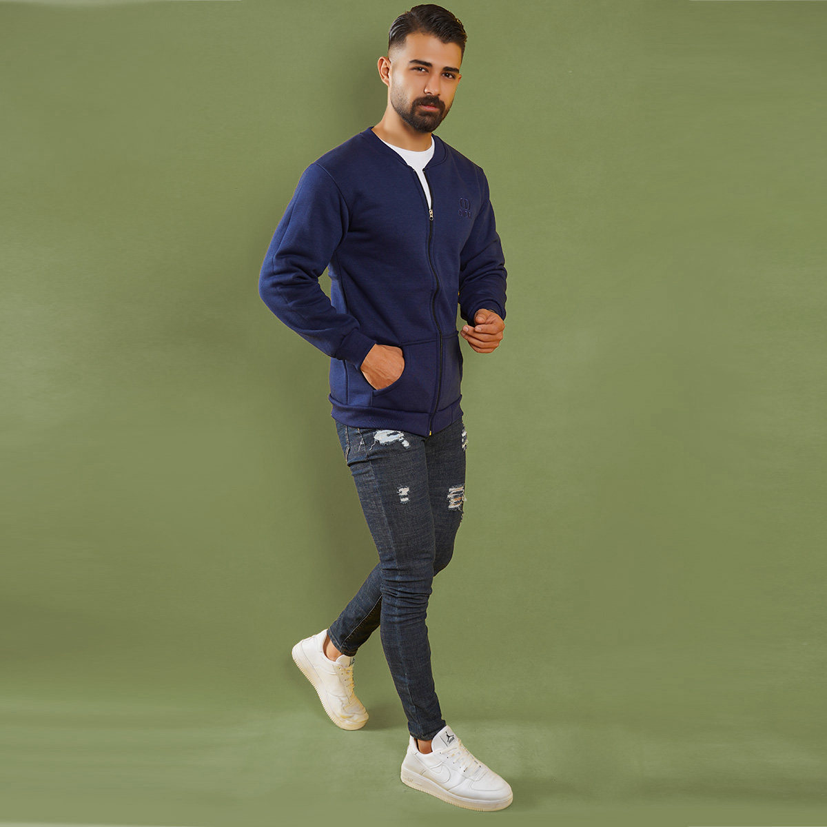 سوییشرت مردانه سرمه ای مدل DIOR