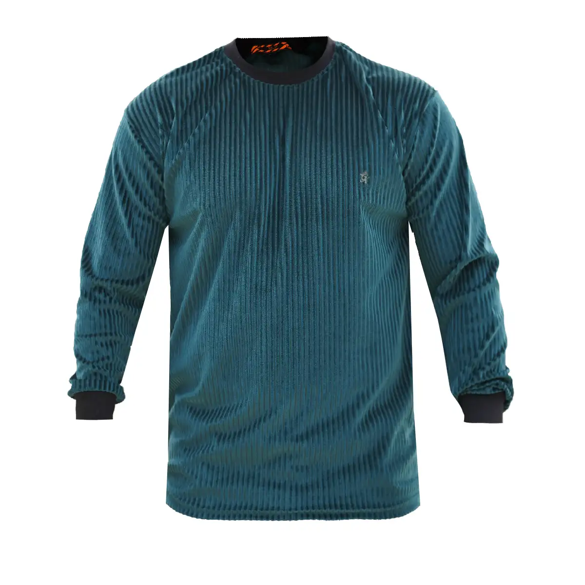 تیشرت آستین بلند سبز مردانه مدل Behrouz