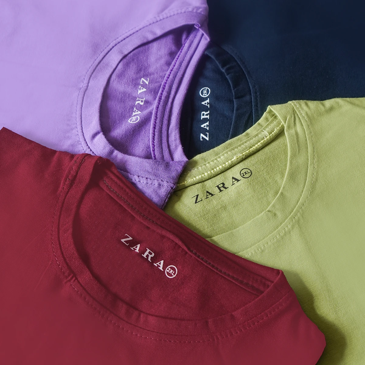 تیشرت ساده بنفش مردانه مدل Vala