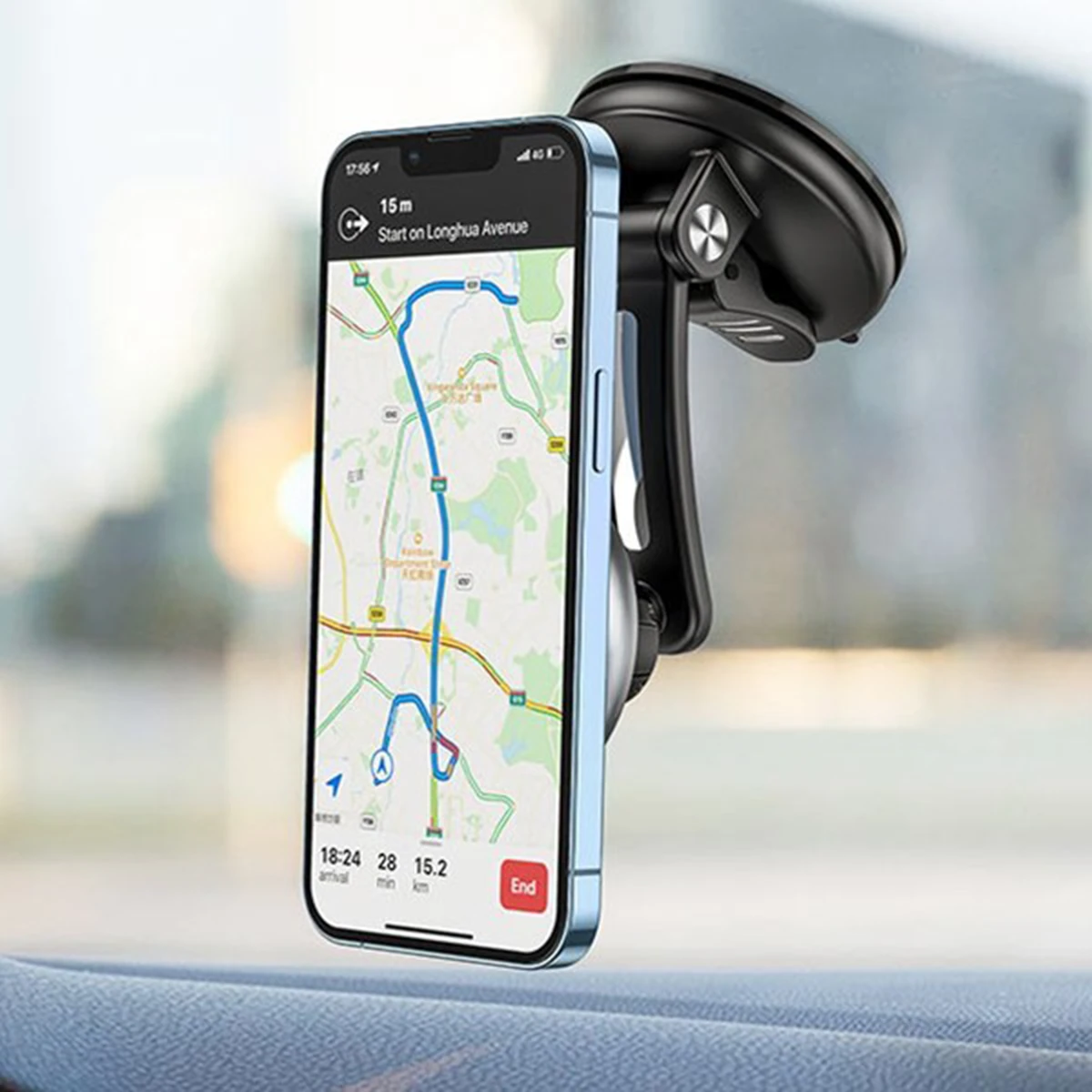 پایه نگهدارنده مگنتی موبایل داخل خودرو مدل Hoco Car