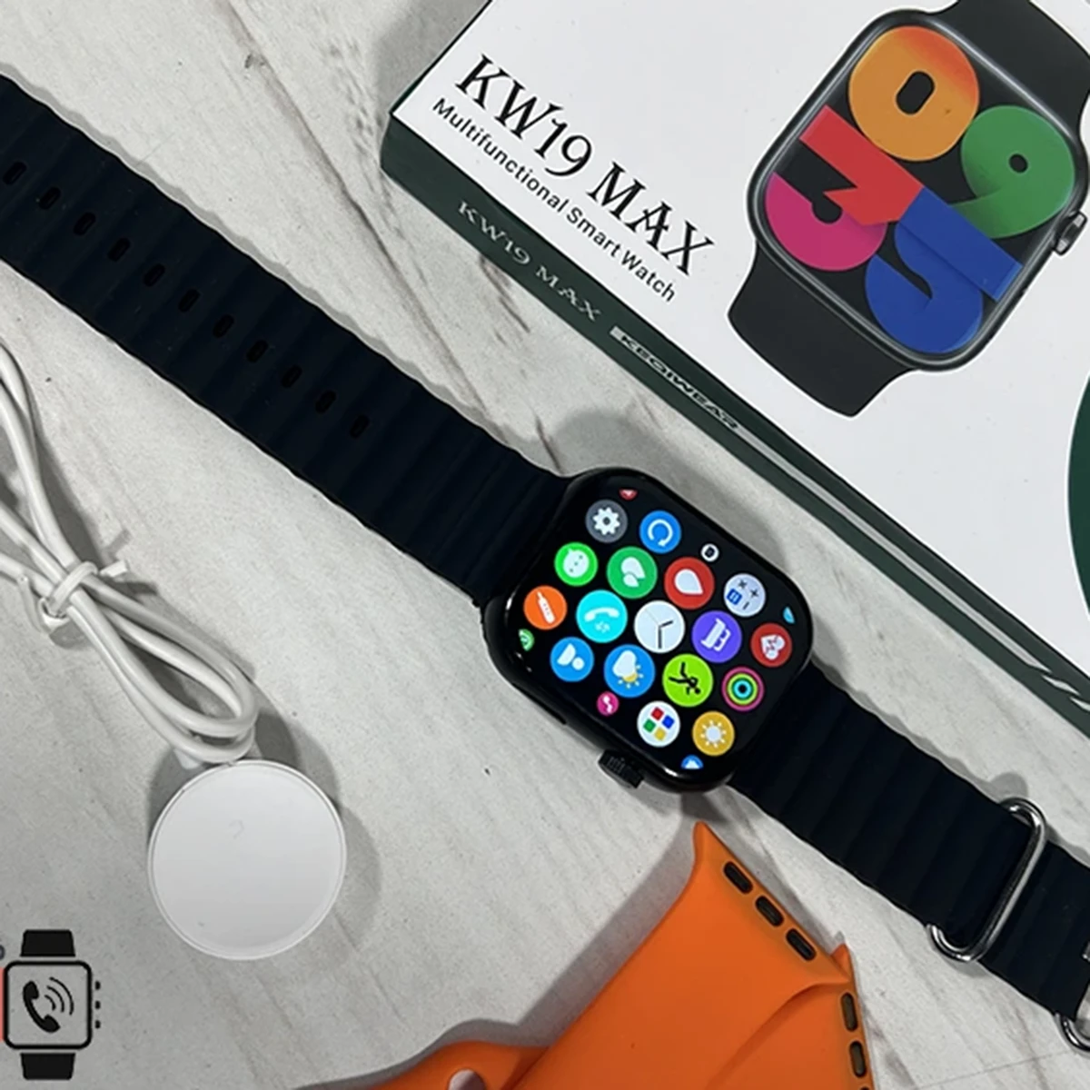 ساعت هوشمند مدل KW19 MAX