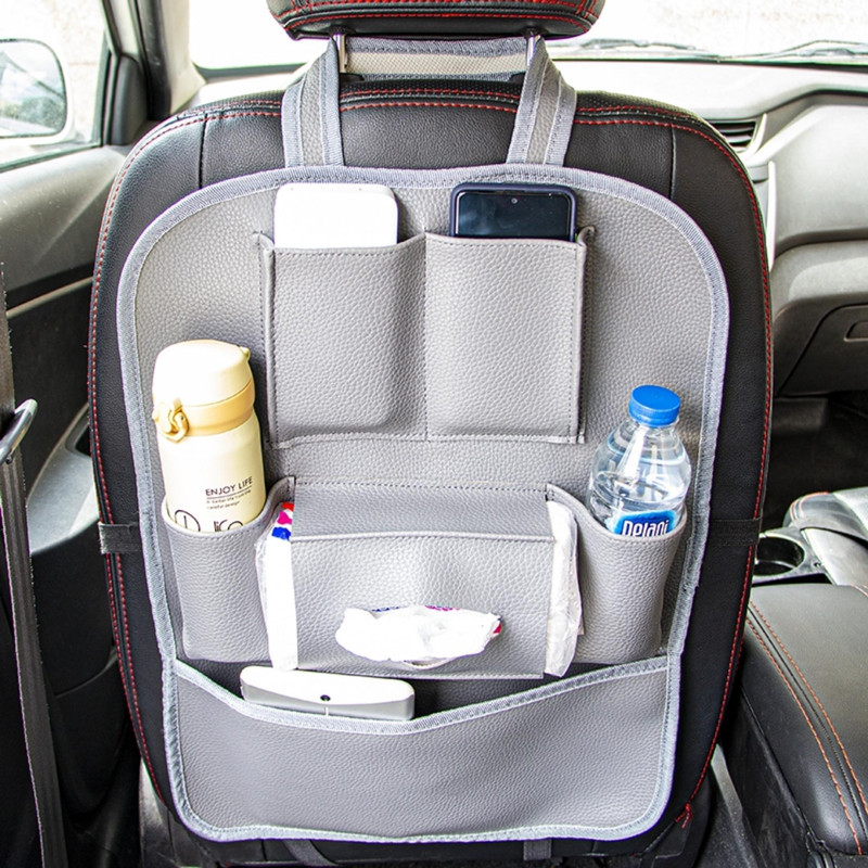 کیف پشت صندلی خودرو ( طوسی)