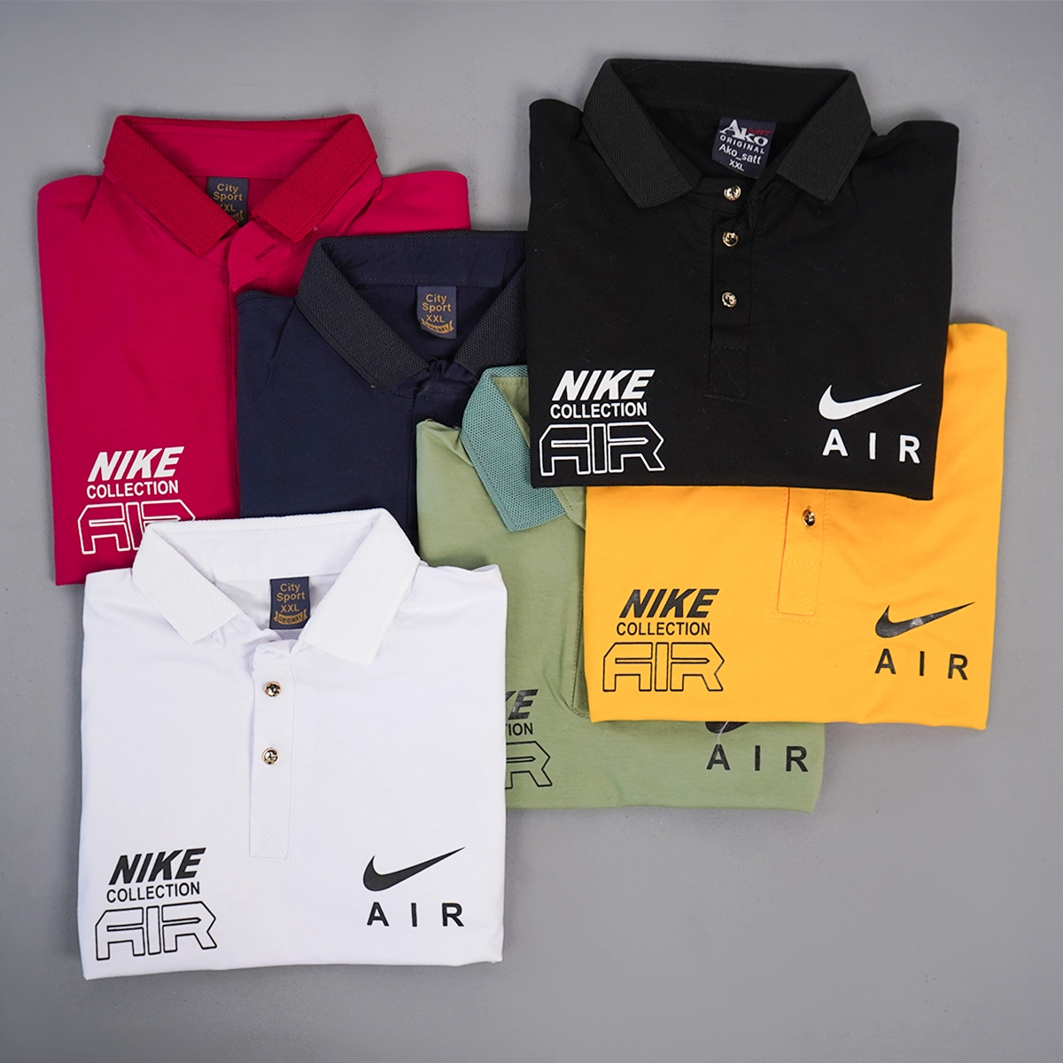 تیشرت مردانه سفید مدل nike air collection