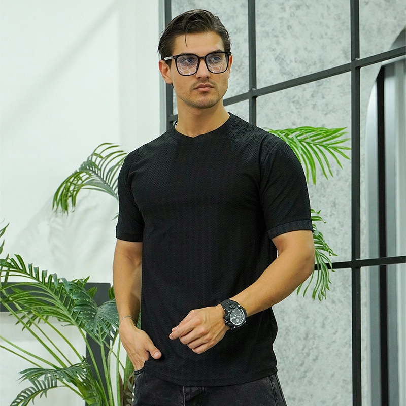 تیشرت مشکی مردانه مدلBehnam