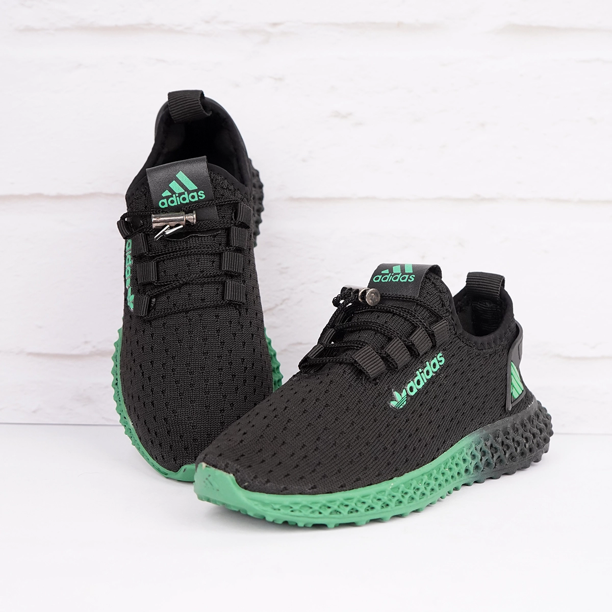 کفش ورزشی زنانه مشکی سبز مدل Diba